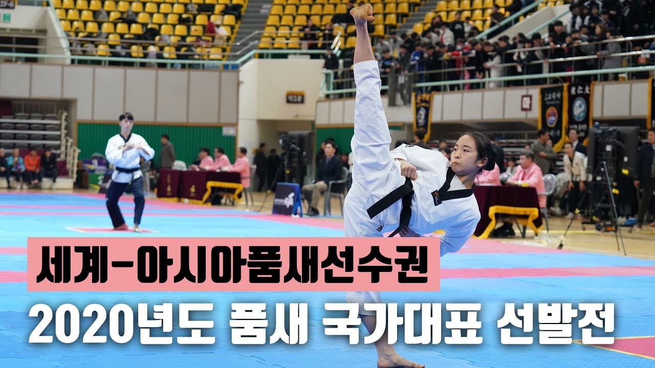 품새 천재 여중생 국가대표선발전 1위!! 관중석에서 와 와 소리 장난아님ㅋㅋㅋㅋ(feat. 조원중학교 이주영)ㅣ태권도신문 TKDNEWS