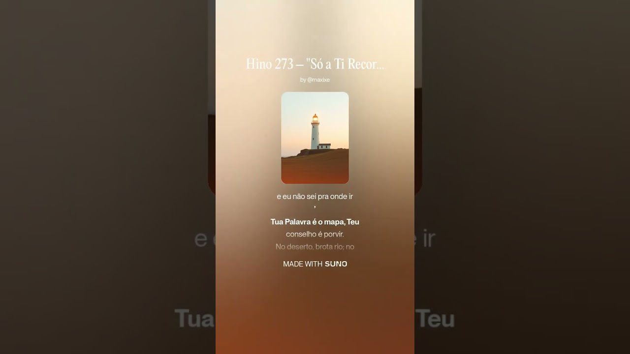 Hino 273 –  Só a Ti Recorrerei