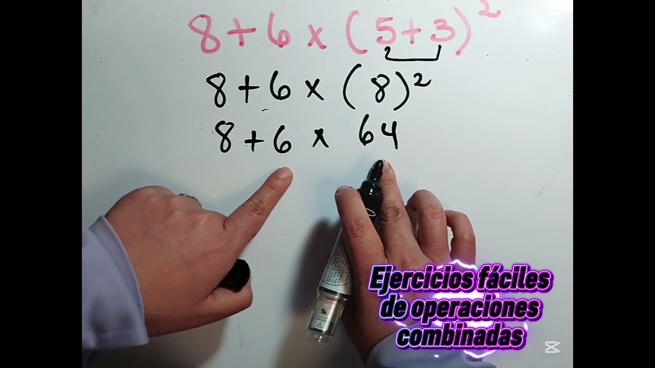 EJERCICIOS FÁCILES DE OPERACIONES COMBINADAS#matematicas #mathematica #matematicas #maths #algebra 