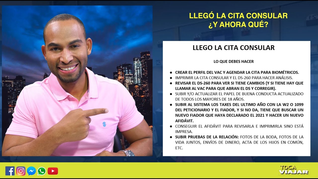 7 cosas que debes hacer cuando te llega la cita consular de residencia | Toca Viajar