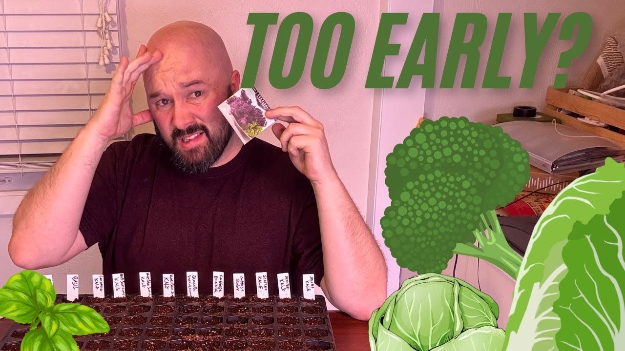 Starting Broccoli, Cabbage & Basil Indoors 🌱 Zone 6a Seed Starting + Pepper & Onion Updates!