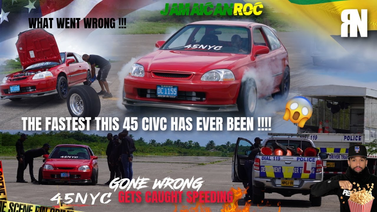 FASTEST 45NYC'S CIVIC K20 TURBO HAS EVER BEEN! DIALED IN & TESTING 😮‍💨 COPS PULLED US OVER CRAZY!!