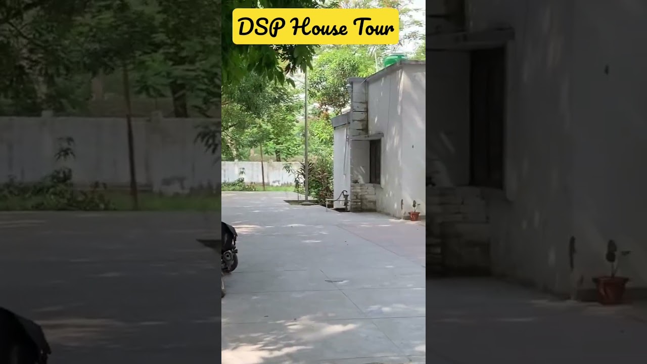DSP Government house tour 🏡 My DSP sister&rsquo;s first Govt. bunglow #dspmadam #shorts #mydspsister