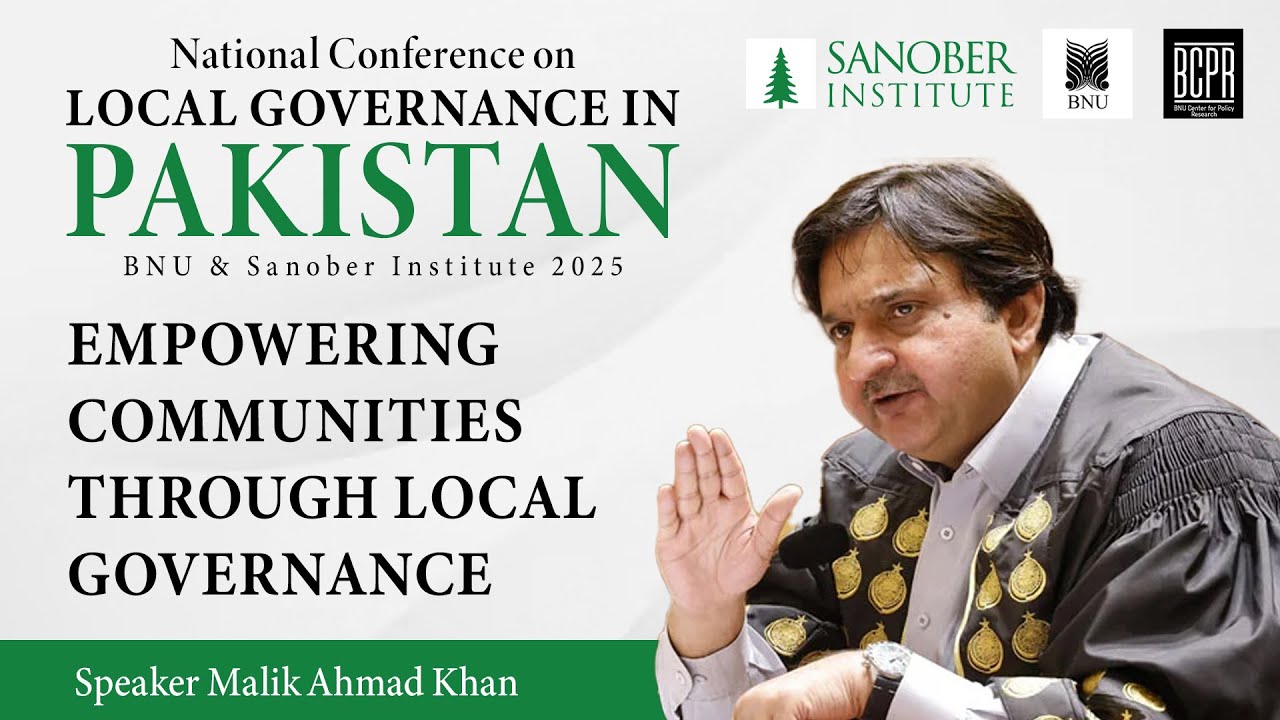 Empowering Communities Through Local Governance | Speaker Malik Ahmad Khan