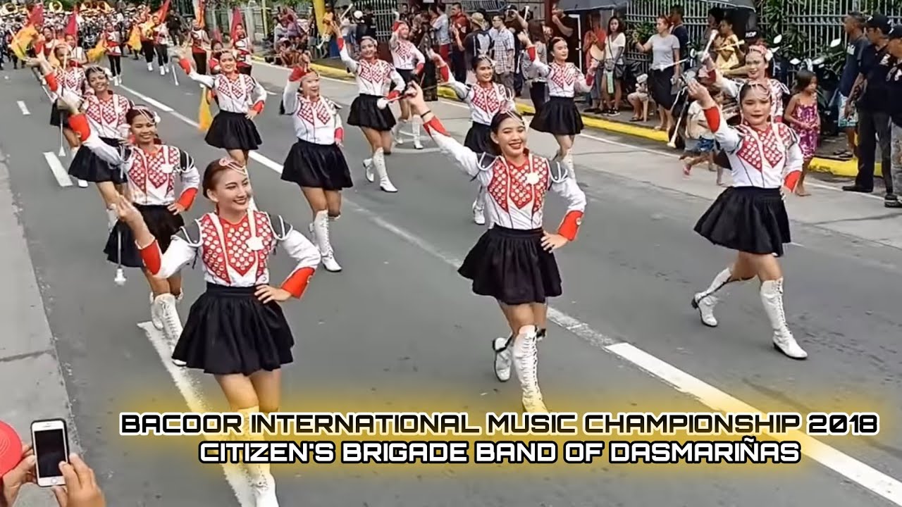 Citizens Brigade Band of Dasmariñas(CBBD)-Bacoor International Music Championship Street Parade 2018