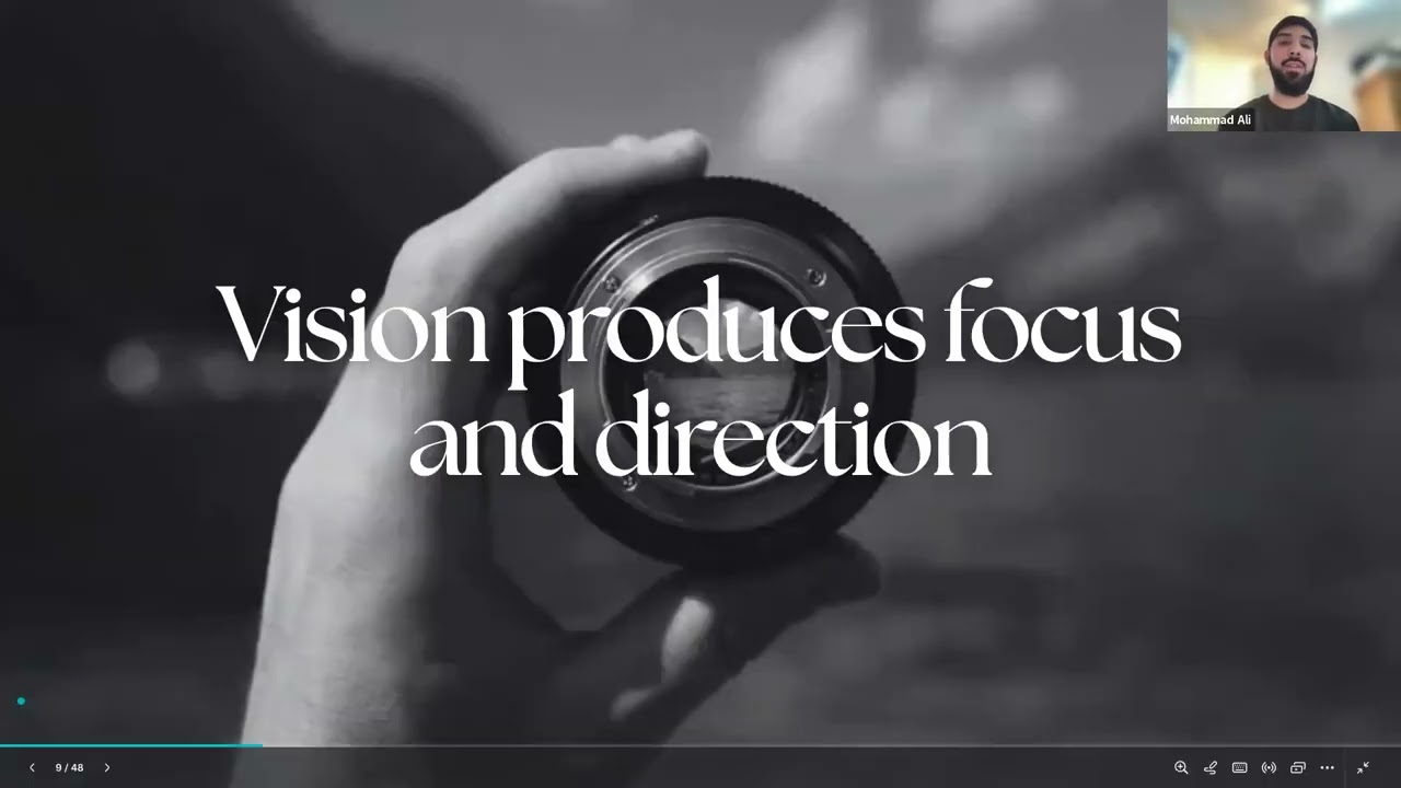 Having a Vision: The Foundation of a Meaningful Life – IAMLC Graduates Webinar Series