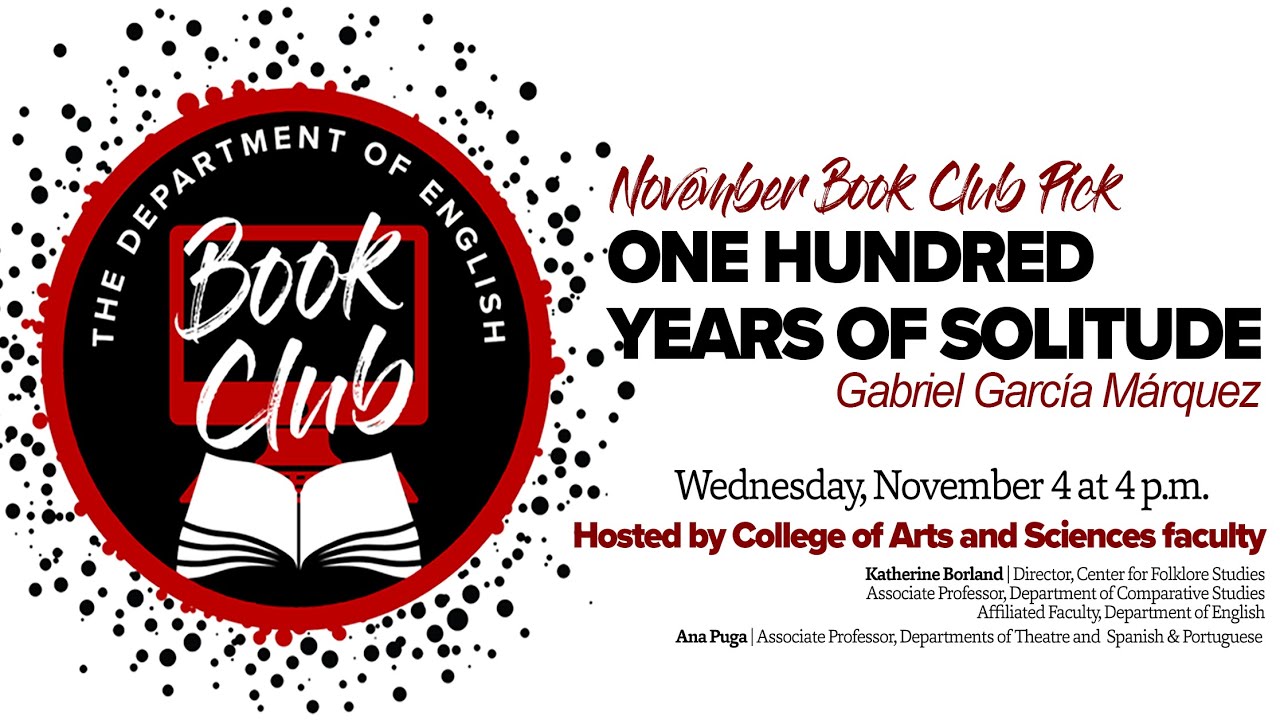 Virtual Book Club: One Hundred Years of Solitude