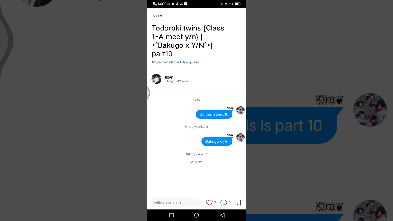Class 1-A meet y/n [Todoroki twins] |•°Bakugo x y/n°•|Part 10|Y/n and the girl arguing!?