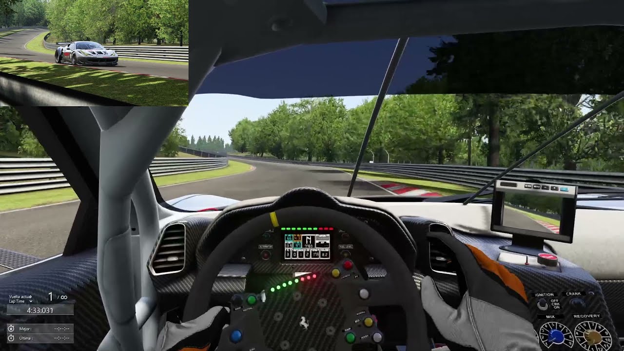 Assetto Corsa - Ferrari 458 GT2 6:19:482 Hotlap + Setup - Nordschleife Tourist