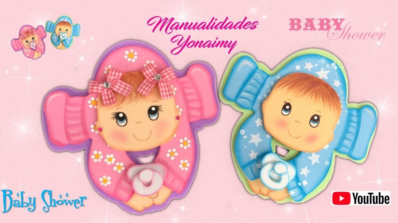 LINDOS BEBES PARA RECUERDOS DE BABY SHOWER