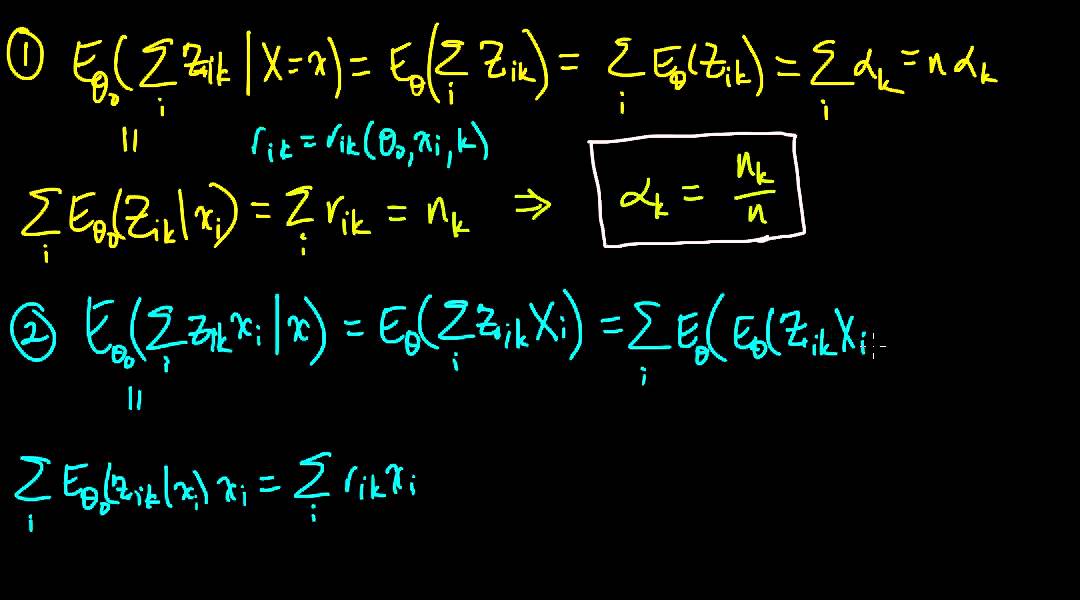 (ML 16.9) EM for the Gaussian mixture model (part 3)