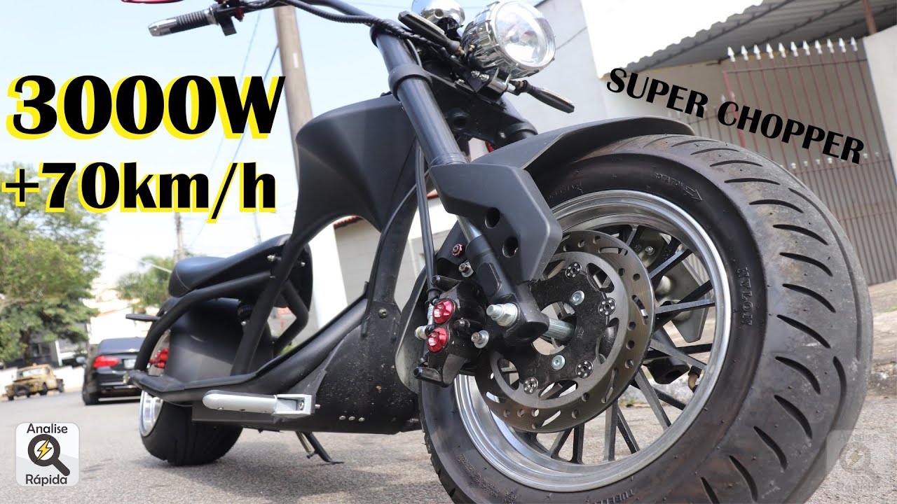 REVIEW COMPLETO SUPER CHOPPER ELÉTRICA 3000W E-MOTORS