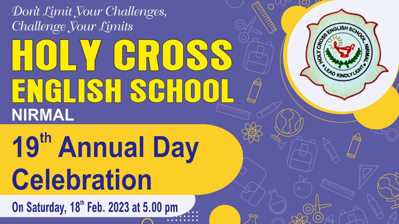 HOLY CROSS ENGLISH SCHOOL NIRMAL 19TH ANNUAL DAY CELEBRATION