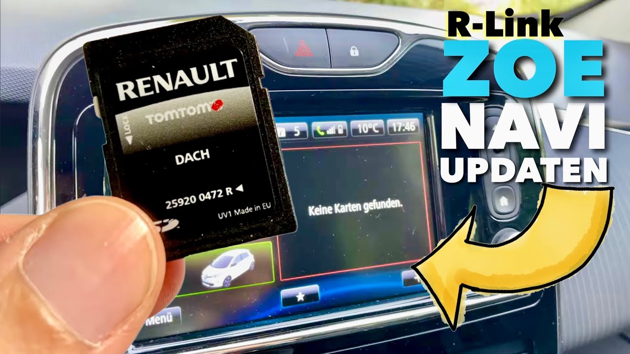 Renault ZOE Phase 1 R-Link Navi Karten updaten - So wird es gemacht !! Einfache Anleitung
