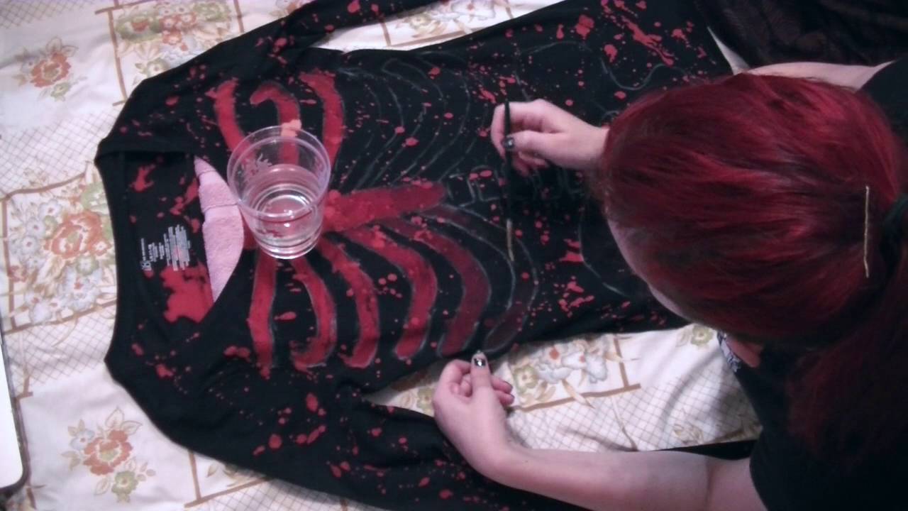 Skeleton Shirt DIY