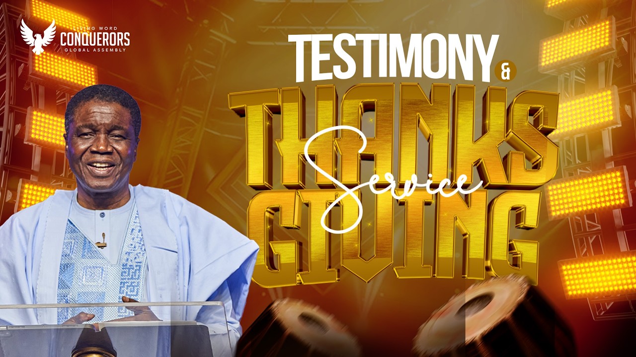 TESTIMONY AND END OF THE MONTH THANKSGIVING SERVICE | FIRST SERVICE | DAVID ABIOYE | LWCGA| 22.02.26