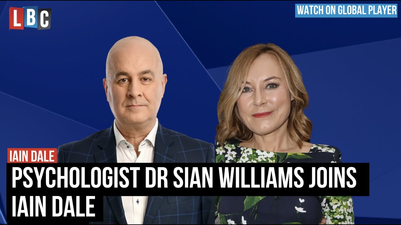 Psychologist Dr Sian Williams joins Iain Dale | Watch again
