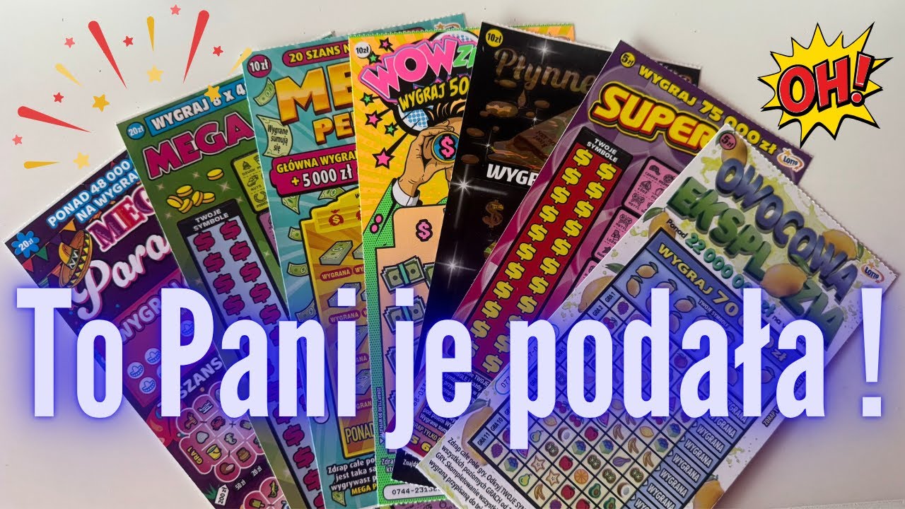 Zdrapki Lotto👉ZDRAPKI ZA 80 ZŁ, KT&Oacute;RE PODAŁA MI PANI😱🤩
