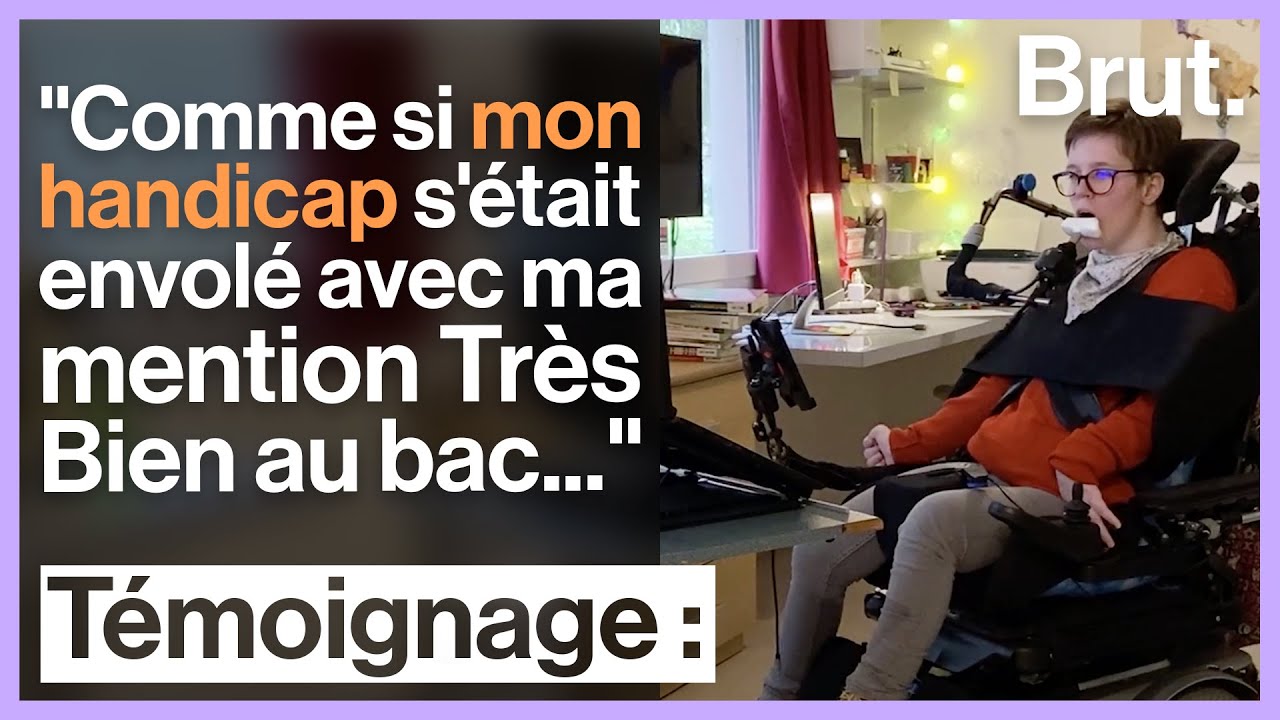 Chloé, 22 ans et tétraplégique, se bat pour étudier