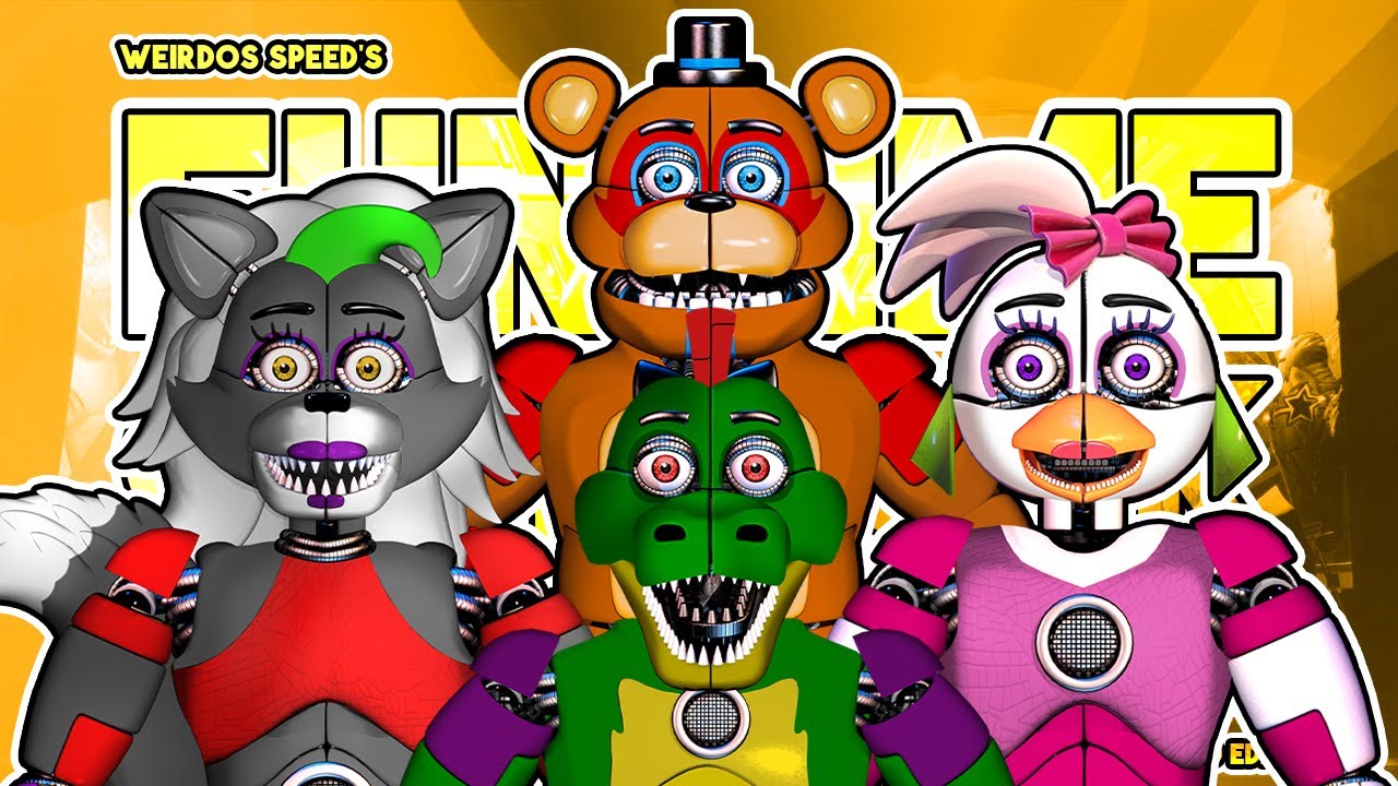 [FNaF SL] SPEED EDIT - FUNTIME GLAMROCK ANIMATRONICS