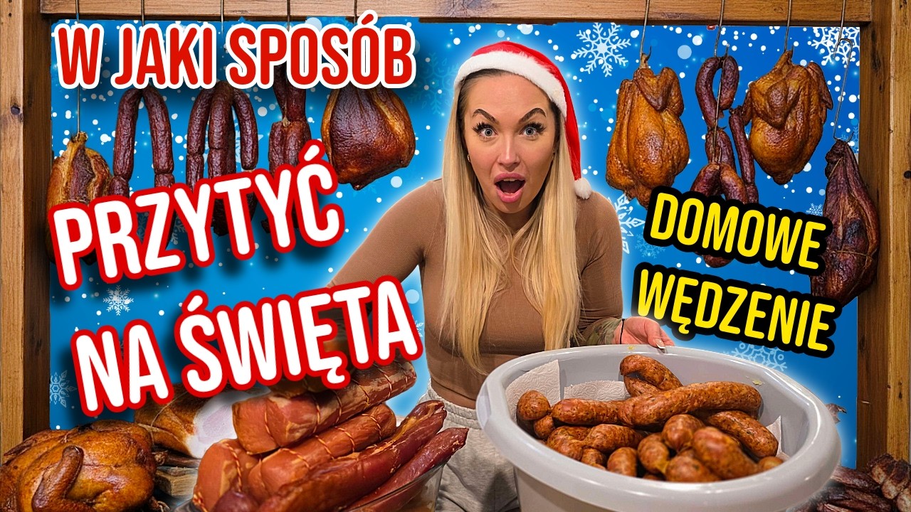 Świąteczne domowe wędzenie 🎄 Kiełbasy, boczek, żeberka (cały proces) | WAYNEDZARNIA