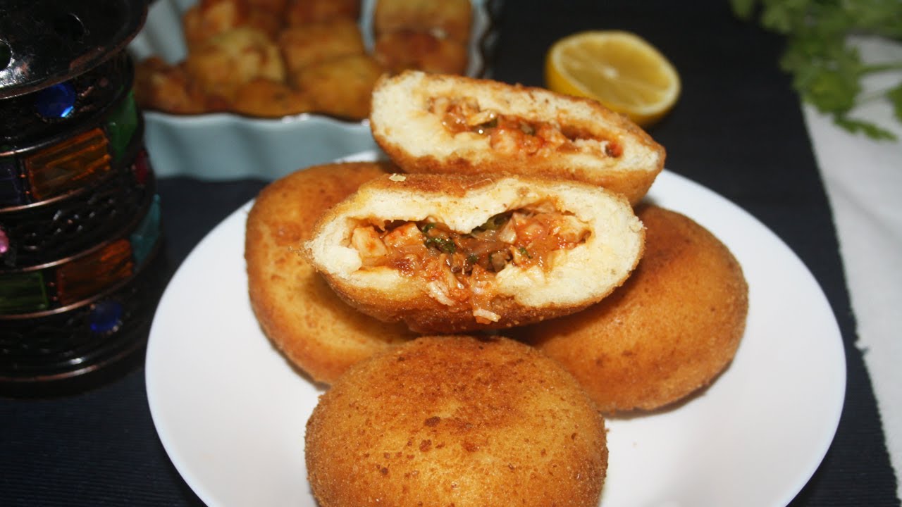 Fried chicken buns/ Chicken buns without oven/ Iftar recipe