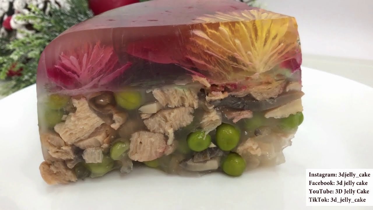 3D VEGAN soy meat 3d jelly tutorial