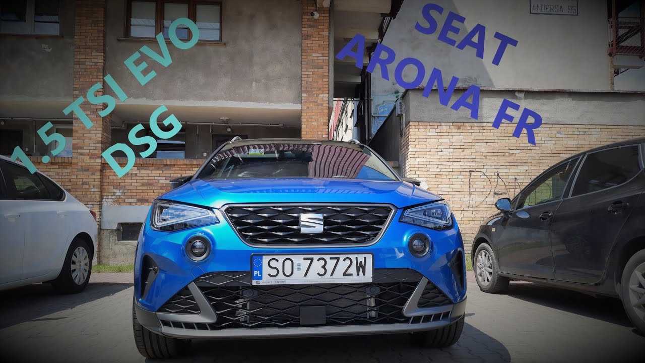 Seat Arona FR 1.5 TSI DSG 2022 Ile to pali w mieście? Wnioski i przemyślenia. Vlog bez planu :) cz.6