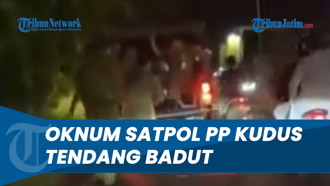 Viral Video Oknum Satpol PP Kudus Tendang Badut saat Melakukan Penertiban