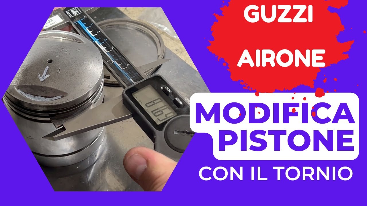 Guzzi Airone 250 - Operazione a cuore aperto sul pistone