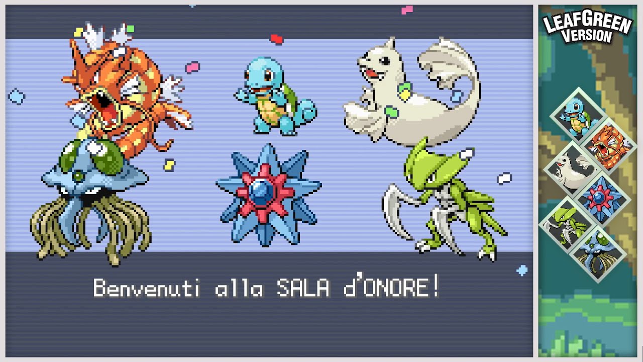 Pokémon LeafGreen Mono Water-Type DTQ Finale — Vs. Elite 4/Champion + Rematch