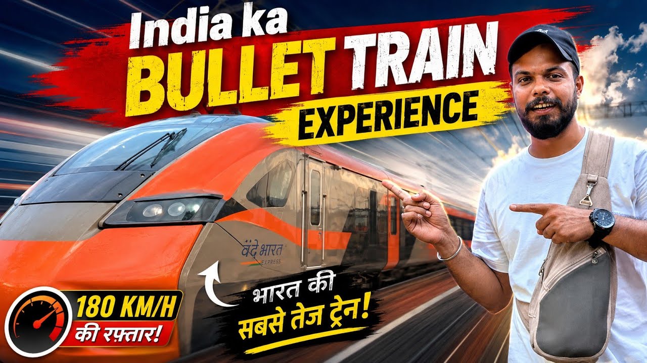 Traveling on India's Fastest Train 😱 | Vande Bharat Express Full Experience 🇮🇳