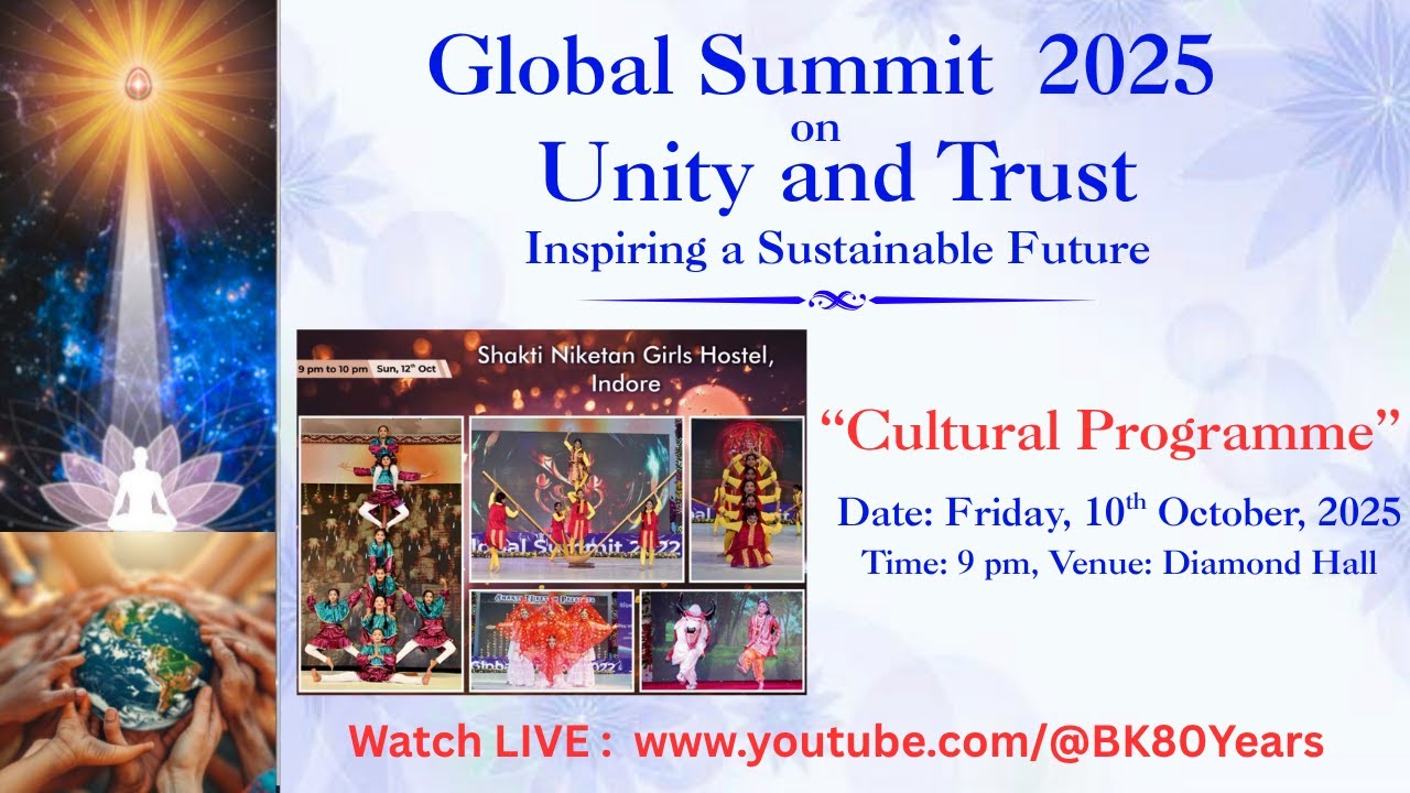 LIVE: Cultural Programme | Global Summit 2025 on Unity & Trust | 10/10/2025, 8.30 PM @ Diamond Hall