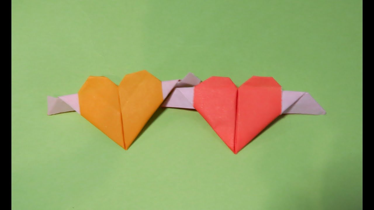 Origami Heart (With wings ) 心形摺紙 (有翅膀)