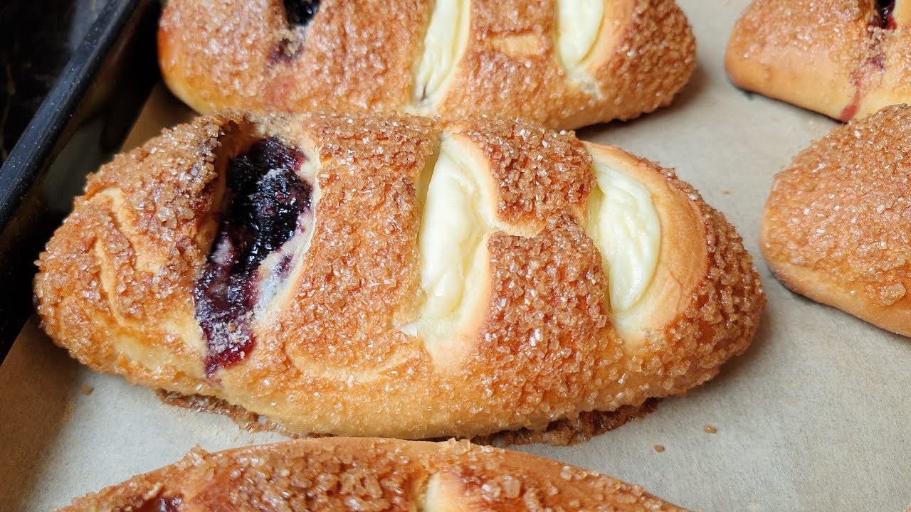 FANTASTICKÉ KOLÁČE S TROJITOU PLNKOU👌🤩S CHRUMKAVÝM CUKROVÝM POVRCHOM😋 |CESMINAZ #kysnuté #kolac