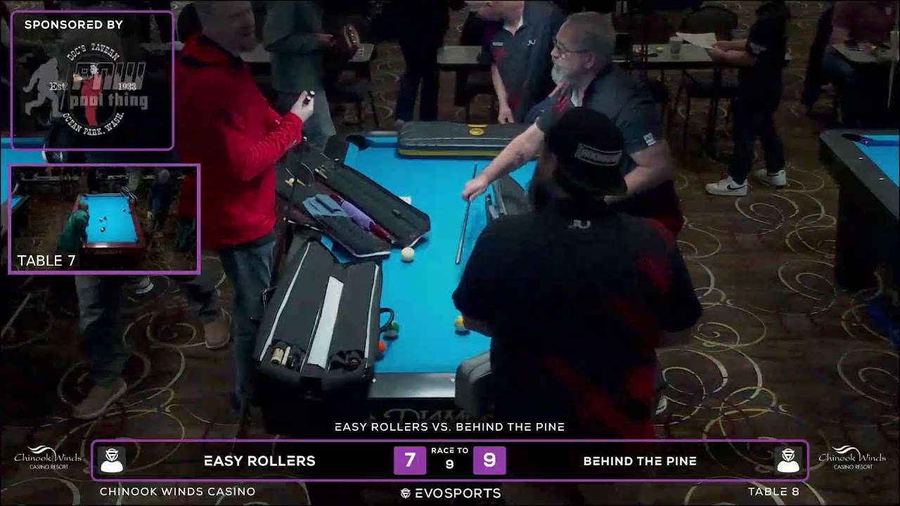 EASY ROLLERS vs BEHIND THE PINE - WBCA 8 BALL 2026 - TABLE 8 | EvoSports