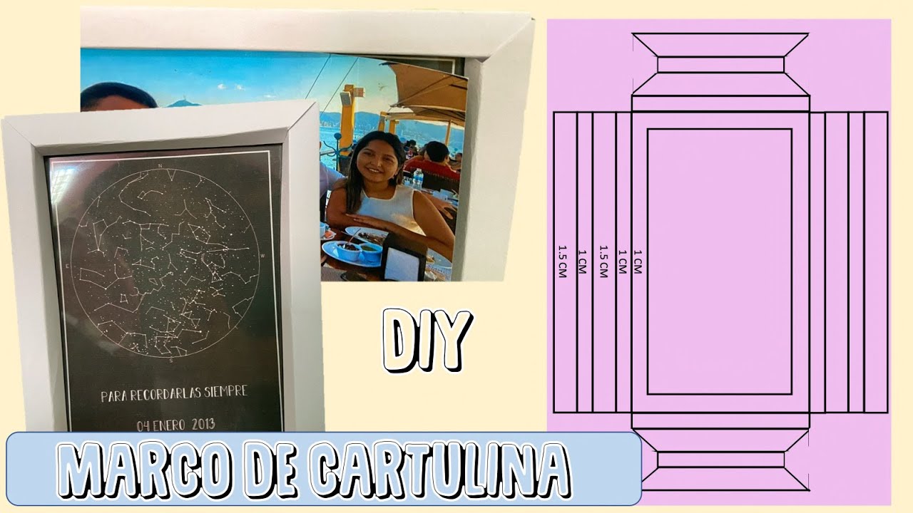 TUTORIAL - Portaretrato de cartulina // Arely