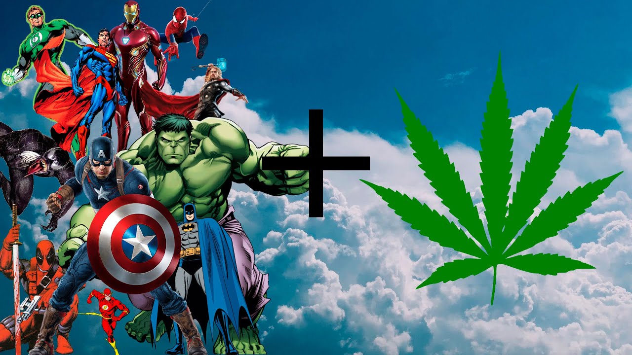 DC&MARVEL CHARACTERS in WEED MODE