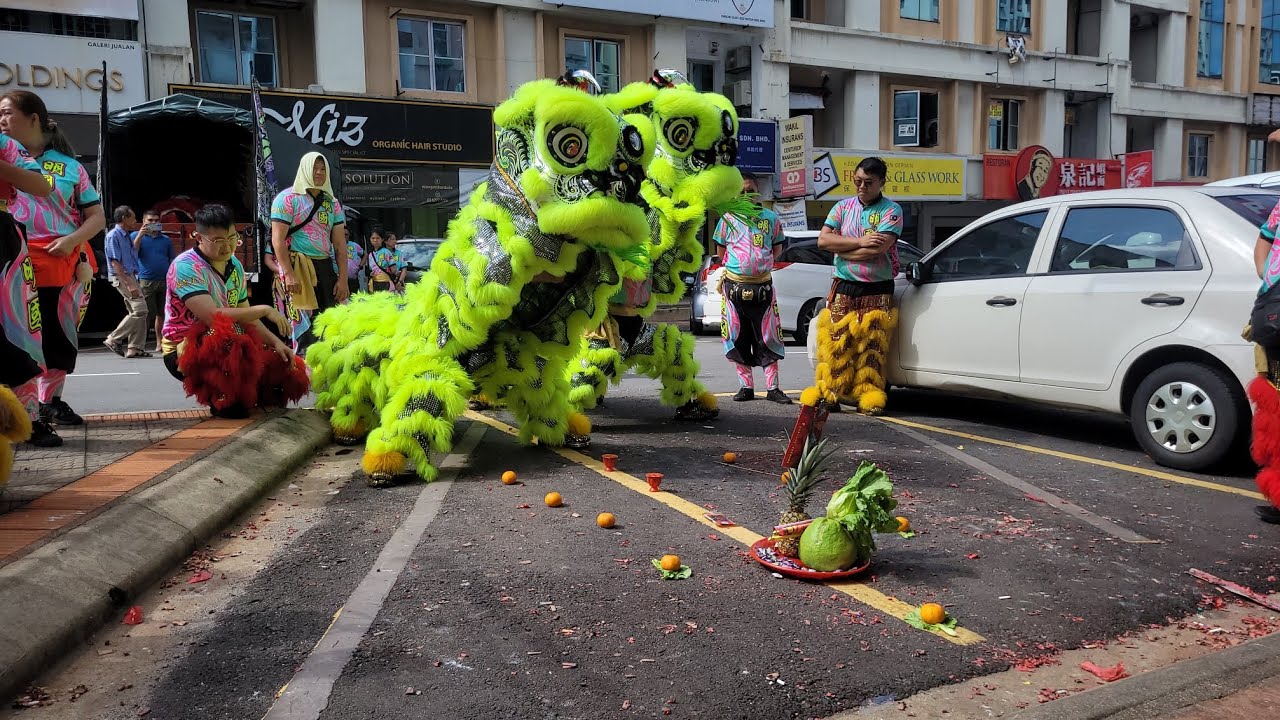 2024 CNY Chor 5 - Meng Kok Lion Dance Performance @Master Nanyang Kopitiam