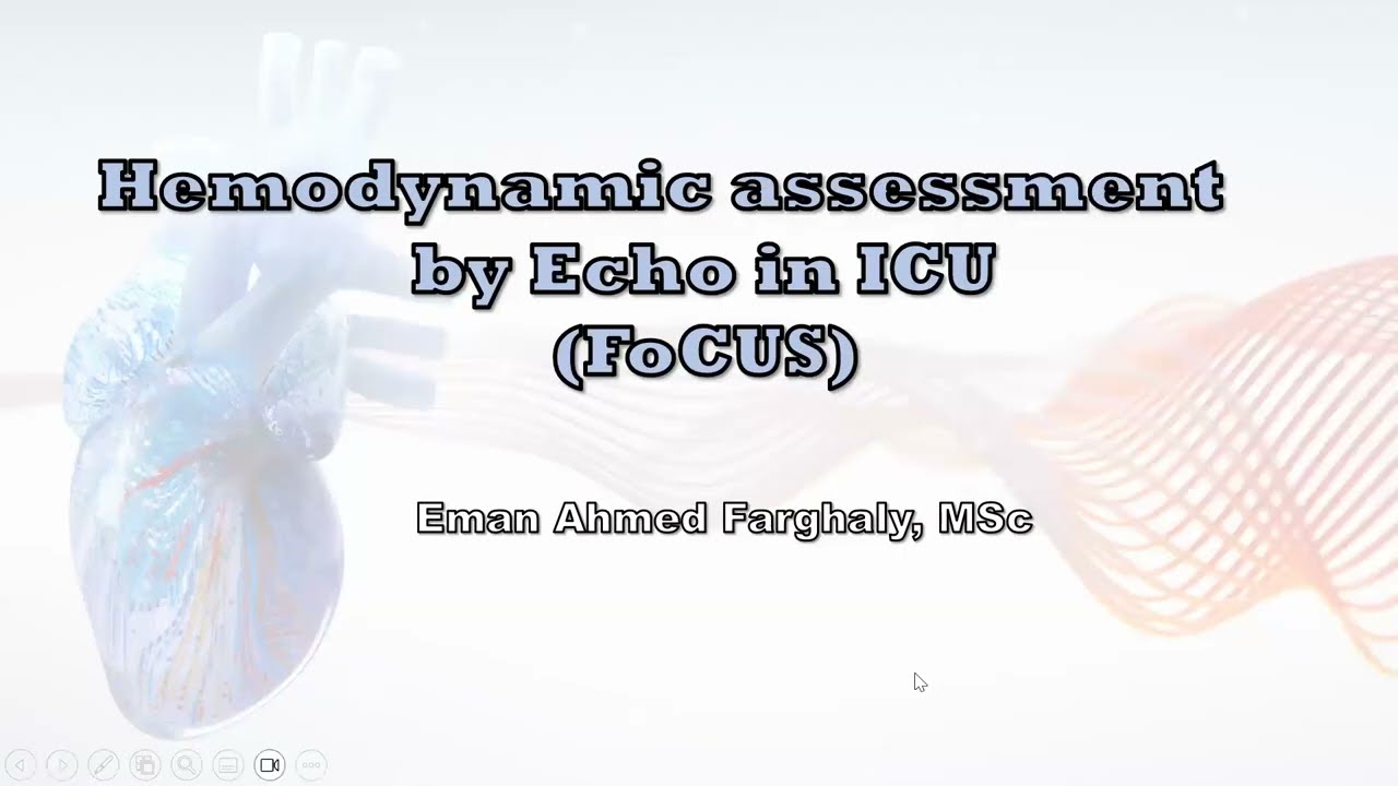 4 Hemodynamic by Echo Dr Eman Farghaly
