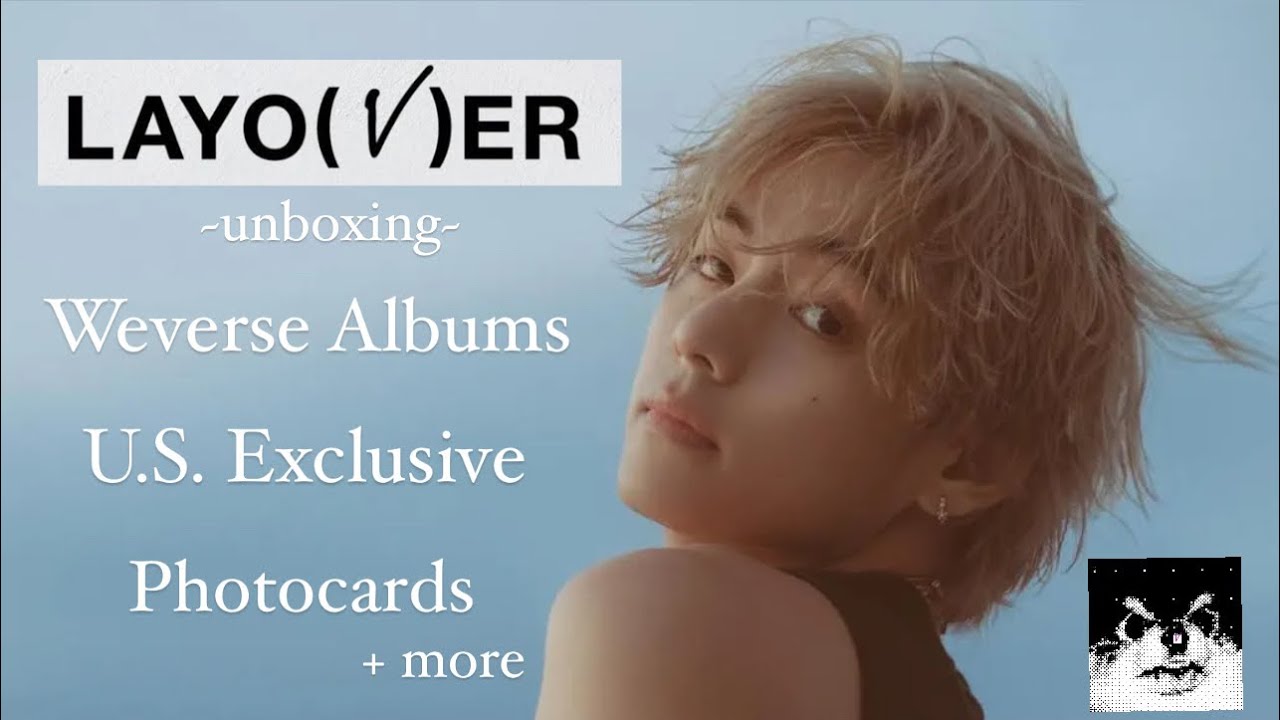 V 'Layover' Album Unboxing | Layover 1, Layover 2, Layover 3 Weverse + US Exclusive Versions 🐾 🖤 👣