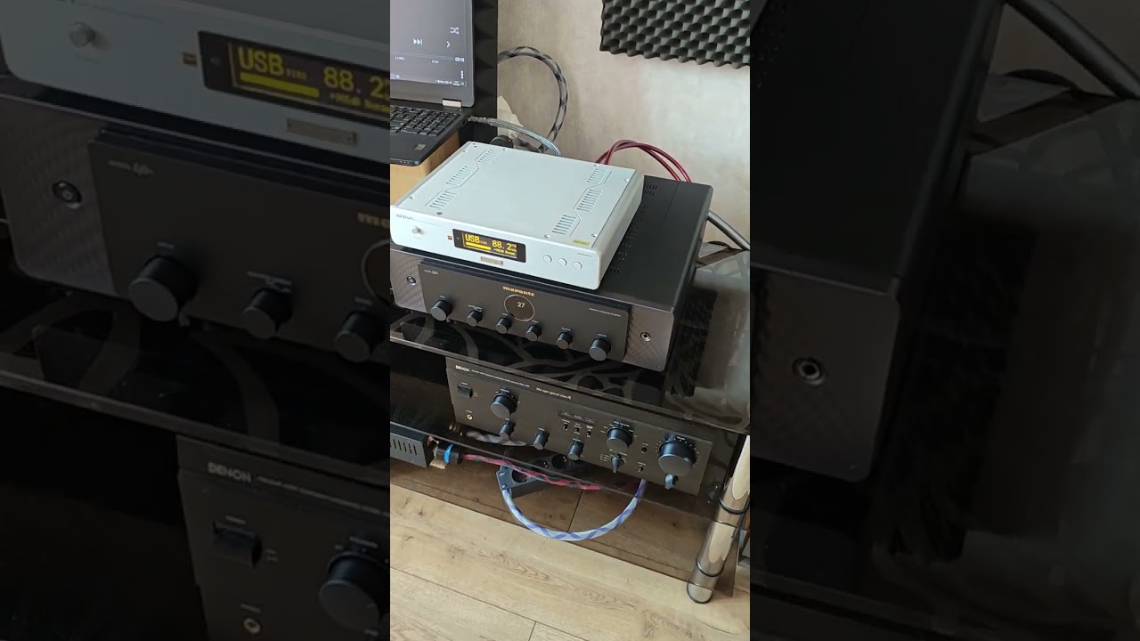 Marantz model 40n сетевой интегральный усилитель мощности прямо из Японии! Подключили. Слушаем.
