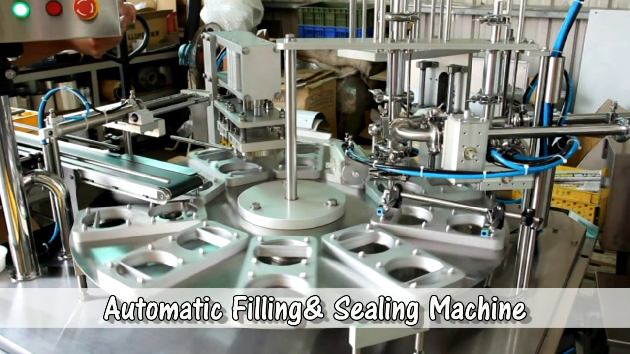 Syrup Cup Automatic Filling Sealing Machine 液體充填封口機 SP-2202A