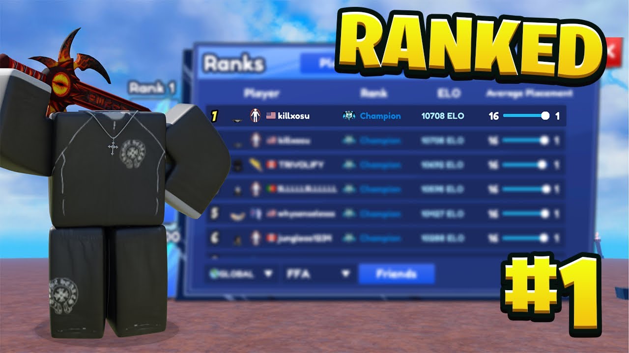 THE REAL #1 RANKED BLADE BALL PLAYER