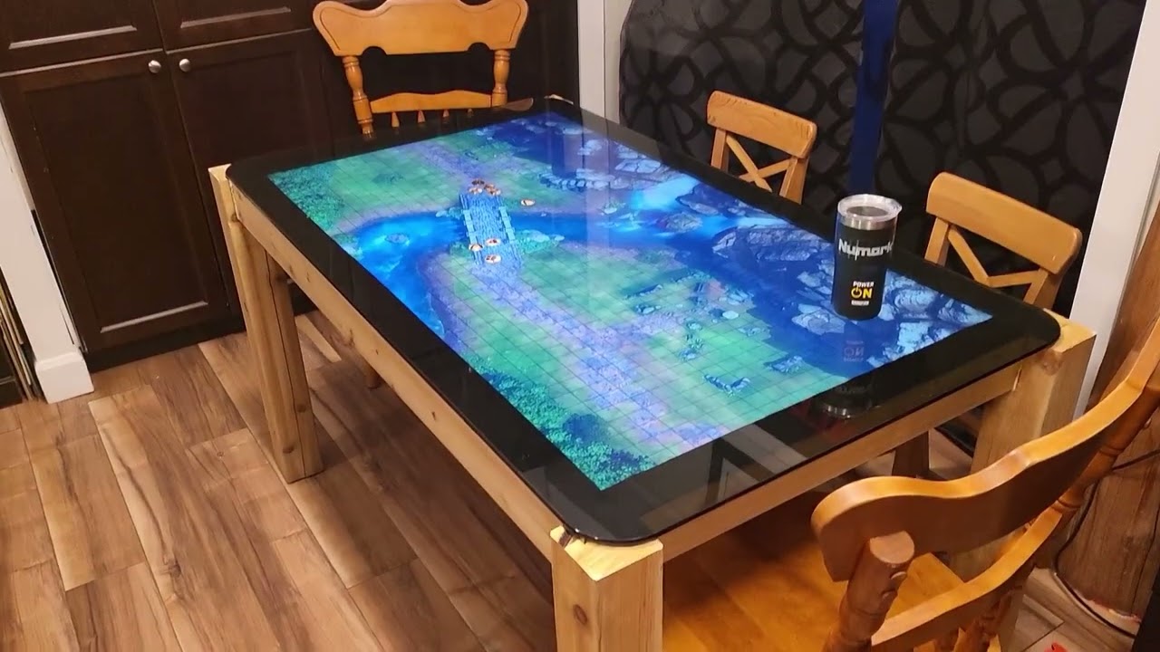 Digital Map Game table