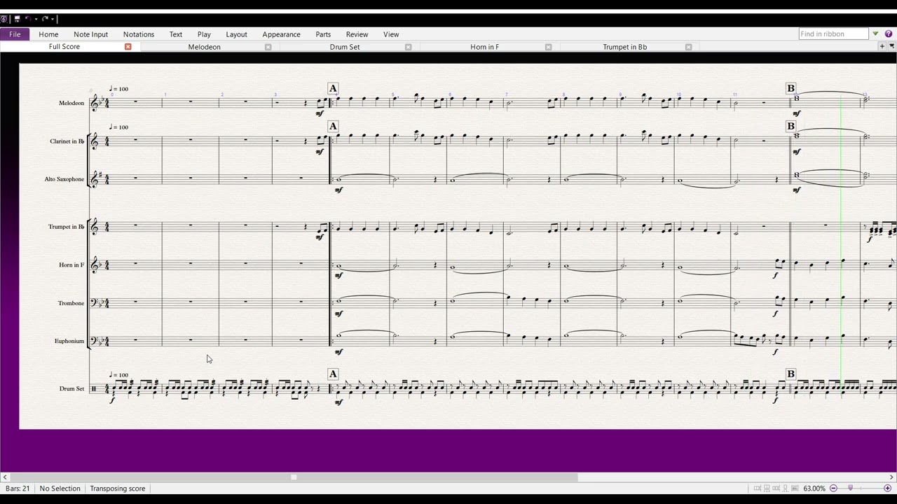 Score Marine March