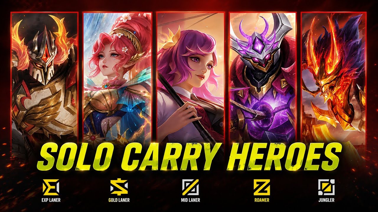 TOP 15 MOST BROKEN SOLO QUEUE HEROES AFTER THE NEW PATCH! 🔥 MLBB Meta Guide