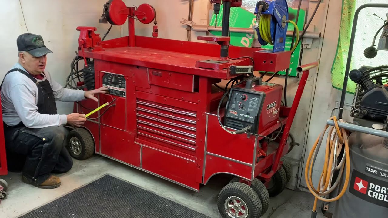WELDING CART!! Build one! Don Campbell Maker helpful tips on making one!