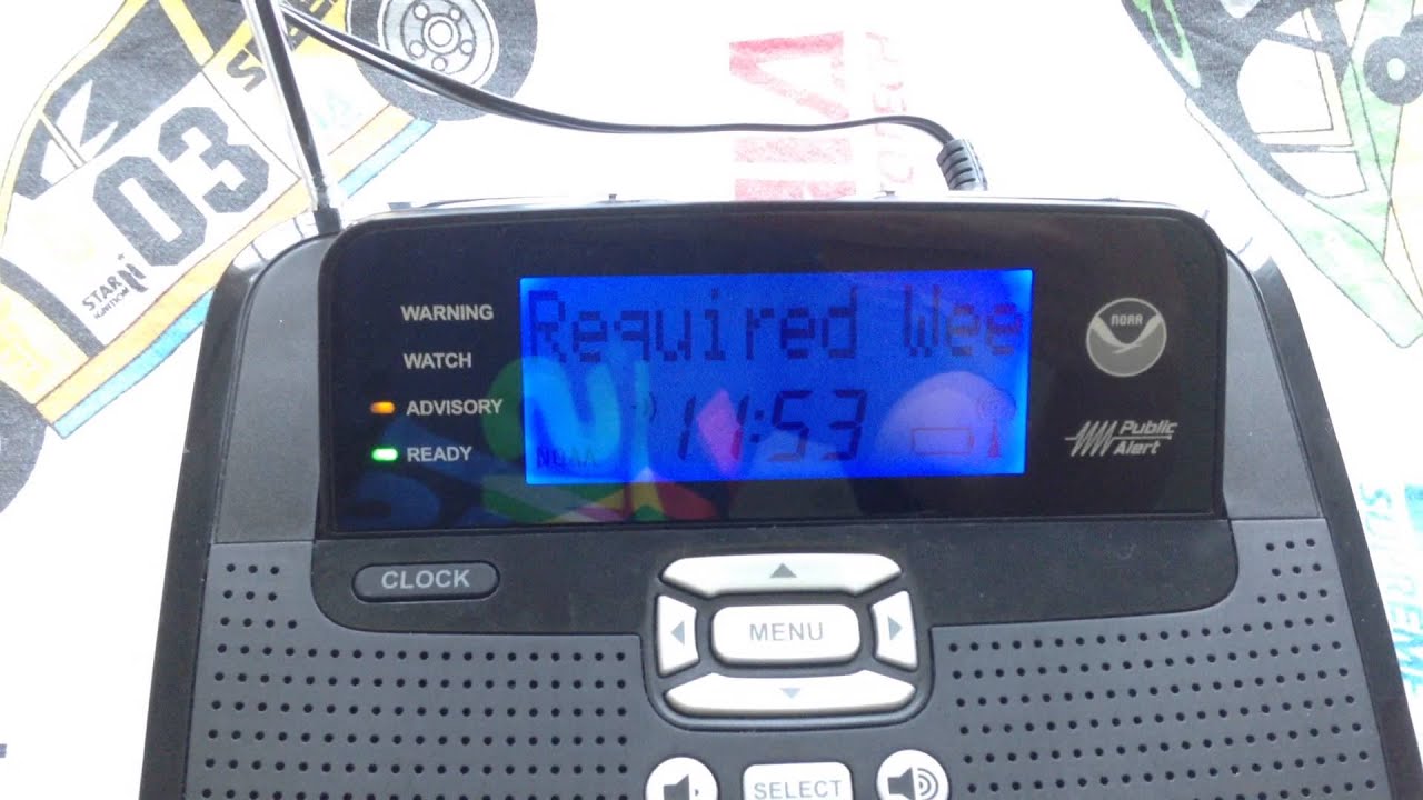 {EXTREMELY RARE} EAS #799 - WXM60 Required Weekly Test READ BY A HUMAN!!!! 7-30-2014