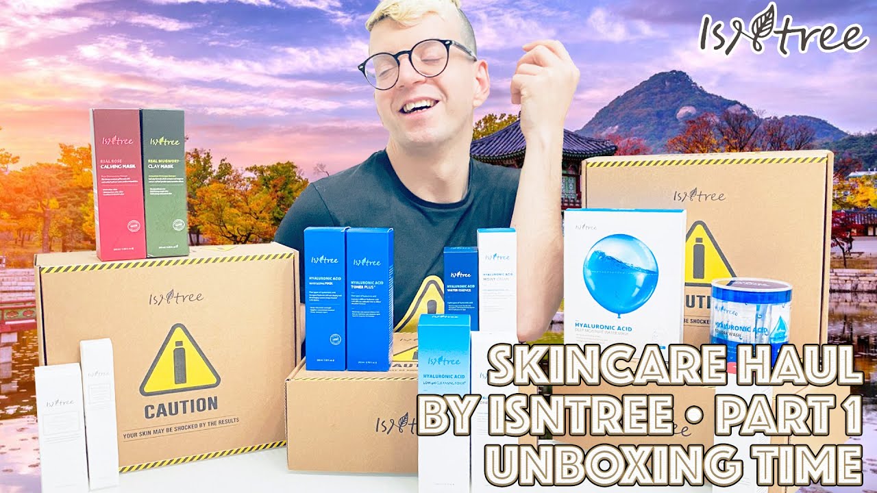 KOREAN 🇰🇷 SKINCARE 🧴 HAUL BY ISNTREE • PT. 1 • UNBOXING 📦 • BY SimiUK